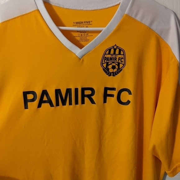 Ali Rezai #1 Orange Soccer Jersey Pamir‎ FC Size XL - Picture 4 of 5